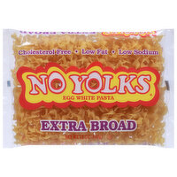 No Yolks Egg White Pasta, Extra Broad, 12 Ounce