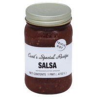 Curt's Special Recipe Salsa, Triple Hot, 1 Pint