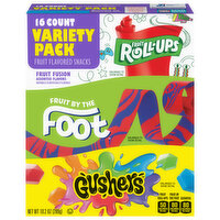 Fruit Roll-Ups Fruit Flavored Snacks, Fruit Fusion Assorted Flavors, Variety Pack, 16 Each