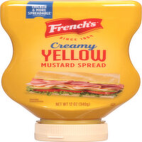 French's Creamy Yellow Mustard Spread, 12 Ounce