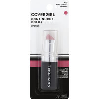 CoverGirl Continuous Color Lipstick, Rose Quartz 415, 0.13 Ounce