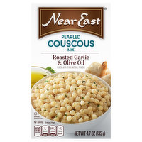 Near East Couscous Mix, Pearled, Roasted Garlic & Olive Oil, 4.7 Ounce
