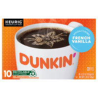 Dunkin' Coffee, French Vanilla, K-Cup Pods, 10 Each