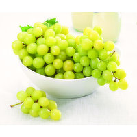 Fresh Organic Seedless Green Grapes, 1 Pound