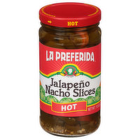 La Preferida Pickles, Jalapeno Nacho Slices, Hot, 11.5 Ounce