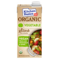 Kitchen Basics Stock, Organic, Vegetable, 32 Ounce