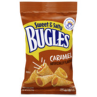 Bugles Crispy Corn Snacks, Caramel, Sweet & Salty, 6 Ounce