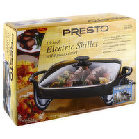 Presto Skillet, Electric, 16-Inch, with Glass Cover, 1 Each