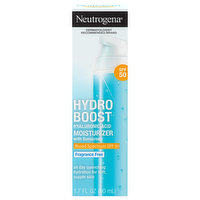 Neutrogena Hydro Boost Moisturizer, Sunscreen, Hyaluronic Acid, Broad Spectrum SPF 50, 1.7 Fluid ounce