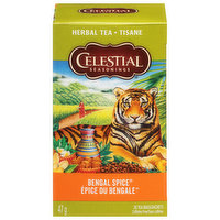 Celestial Seasonings Herbal Tea, Caffeine Free, Bengal Spice, Tea Bags, 20 Each