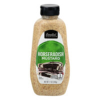 Essential Everyday Mustard, Horseradish, 12 Ounce