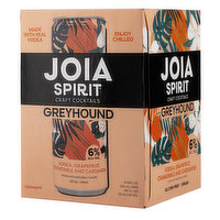 Joia Sparkling Greyhound 4 Pack Cans, 12 Ounce