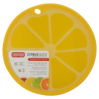 Dexas Cutting & Serving Board, Citrus Slice, Lemon, 9 Inch, 1 Each