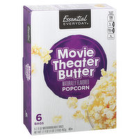 Essential Everyday Popcorn, Movie Theater Butter, 6 Each