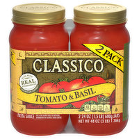 Classico Pasta Sauce, Tomato & Basil, 2 Pack, 2 Each