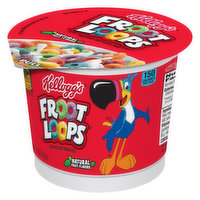 Froot Loops Kellogg’s Froot Loops, Breakfast Cereal in a Cup, Original, Low fat, Single Serve, 1.5 oz Cup, 1.5 Ounce