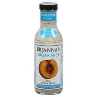 Briannas Dressing, Sugar Free, Rich Poppy Seed, 12 Fluid ounce