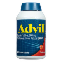 Advil Ibuprofen, 200 mg, Coated Tablets, 300 Each