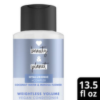 Love Beauty and Planet Volume & Bounty Weightless Volume Conditioner with Hylauronic acid, 13.5 Fluid ounce