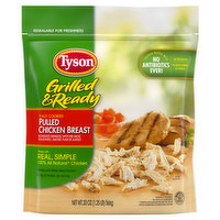 Tyson Grilled And Ready Fully Cooked Pulled Chicken Breast, 20 oz, 20 Ounce