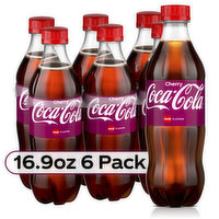 Coca-Cola  Cherry Soda Soft Drink, 6 Each