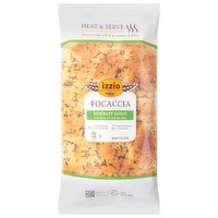 Izzio Artisan Bakery Focaccia, Rosemary Garlic, 11 Ounce