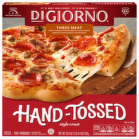 DiGiorno Hand-Tossed Style Crust Three Meat Frozen Pizza, 20.4 Ounce