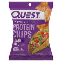 Quest Protein Chips, Loaded Taco Flavor, Tortilla Style, 1.1 Ounce