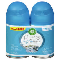 Air Wick Automatic Spray Refill, Fresh Waters, Value Pack, 2 Pack, 2 Each