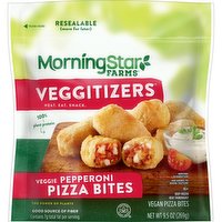 MorningStar Farms Veggitizers Pizza Bites, Meatless Pepperoni, 9.5 Ounce
