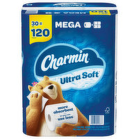 Charmin Ultra Soft Charmin Ultra Soft Toilet Paper 30 Mega Rolls, 30 Each