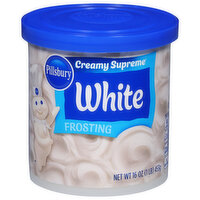 Pillsbury Frosting, Creamy Superme, White, 16 Ounce