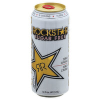 Rockstar Energy Drink, Sugar Free, 16 Ounce