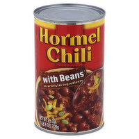 Hormel Chili, with Beans, 25 Ounce