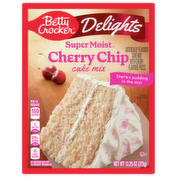 Betty Crocker Cake Mix, Cherry Chip, Delights, 13.25 Ounce