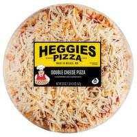 Heggies Pizza Pizza, Thin Crust, Double Cheese, 20 Ounce