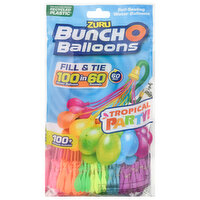 Bunch O Balloons Water Balloons, Self-Sealing, Tropical Party, 3+, 1 Each