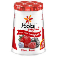 Yoplait Yogurt, Low Fat, Mixed Berry, Original, 6 Ounce