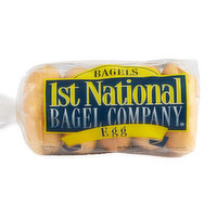 1st National Bagel Company Bagels Egg Bagel, 5 Count, 14.25 Ounce