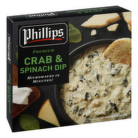 Philips Crab & Spinach Dip, Premium, 8.25 Ounce