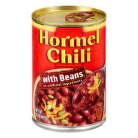 Hormel Chili, with Beans, 15 Ounce