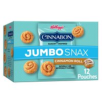 Cinnabon Jumbo Snax Cereal Snacks, Cinnamon Roll, 5.04 Ounce