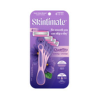 Skintimate Women's Disposable Razors, 4 Each