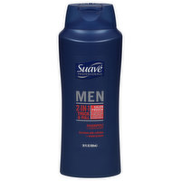 Suave Professionals Men Shampoo + Conditioner, 2-in-1, Thick & Full, 28 Fluid ounce