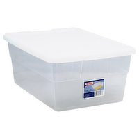Sterilite Storage Container, 16 qt (15 lt), White, 1 Each