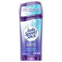 Lady Speed Stick Zero Deodorant Stick, 2.3 Ounce