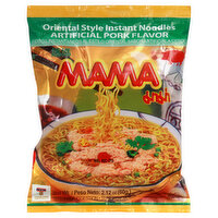 Mama Noodles, Instant, Oriental Style, Artificial Pork Flavor