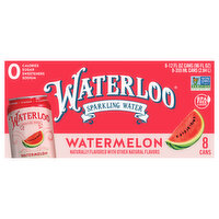 Waterloo Sparkling Water, Watermelon, 8 Each