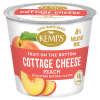 Kemps Low in calories, naturally rich in protein and calcium, cottage cheese is a tasty complement to just about anything., 5.3 Ounce