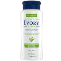 Ivory Clean Aloe Body Wash , 21 Ounce